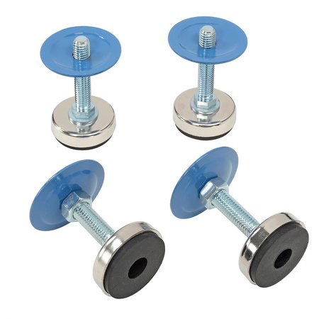 High Adjusting Swivel Glides For Modular Drawer Cabinet, 4PK